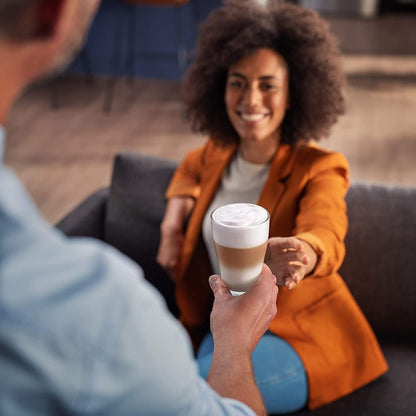 Serie 5400 EP5447/90 Kaffeevollautomat - LatteGo, 12 Getränke, Milchaufschäumer, Touchscreen, 4 Profile, Chrom-Finish